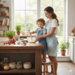 Beneficios de cocinar con tu hijo