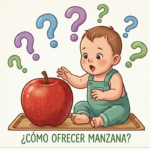 ¿Cómo ofrecer manzana a mi bebé?